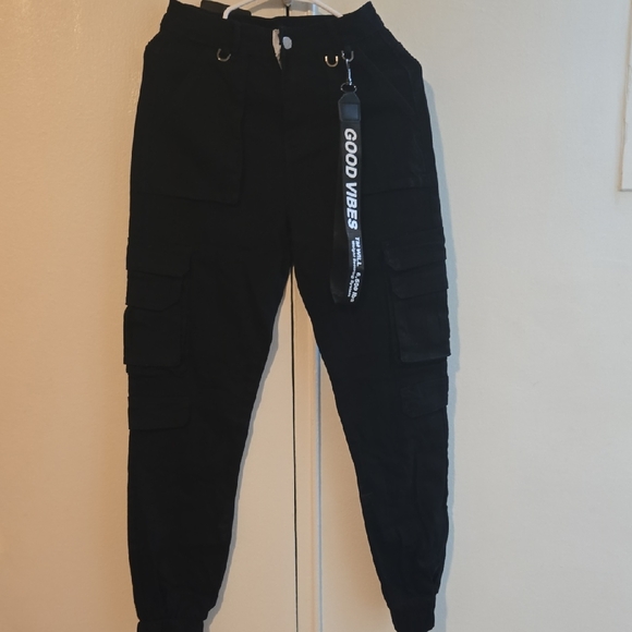 NWT American Bazi Black Utility Pants - Picture 1 of 11